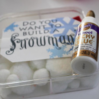 finished snowman kit