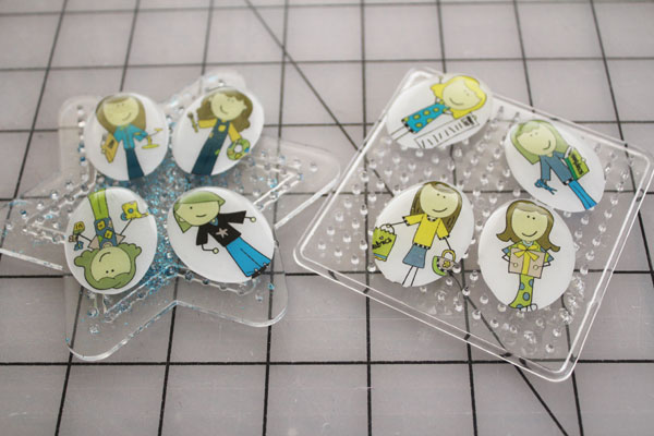 resin on charms