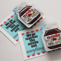 Nutella printable valentines