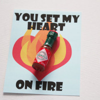 you set my heart on fire Valentine Tabasco printable