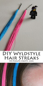 Make DIY Wyldstyle Hair Streaks