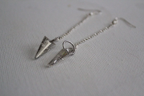 arrowhead earrings - easy to make jewelry