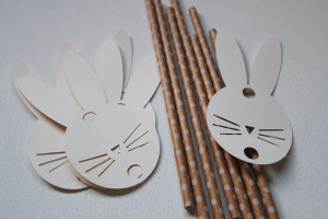 make bunny straws