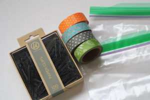 supplies for paper clip busy bag