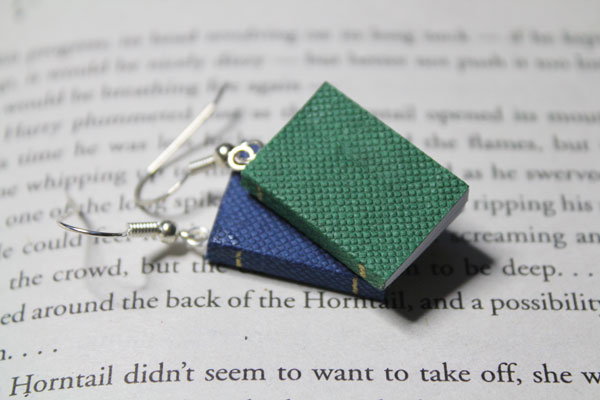 Book Earrings