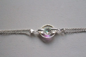 finished ringed crystal bracelet