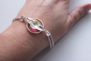 ringed crystal bracelet