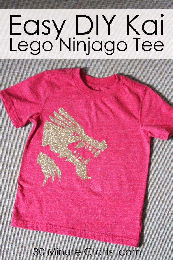 Easy DIY Lego Ninjago Kai Shirt