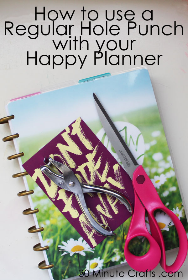 Fix Your Jammed Happy Planner Punch - Tips, Tricks & Hacks for