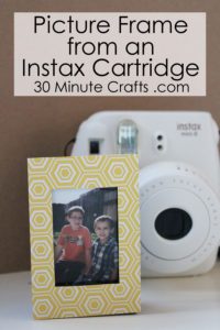 Picture frame from an Instax Cartridge