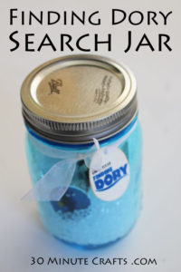 Finding Dory Search Jar - make this fun search jar with the kids this summer!