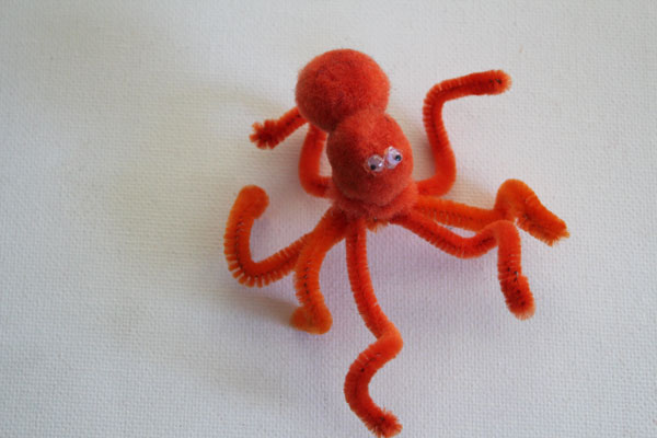 Pipe Cleaners Octopus Craft