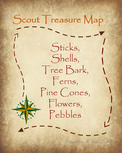 2016 D&LP Scout Post Angie Scout treasure Map