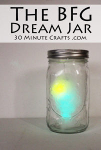 The BFG Dream Jar - make your own dream jar inspired by the movie The BFG