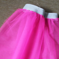 finished tulle skirt