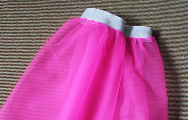 finished tulle skirt