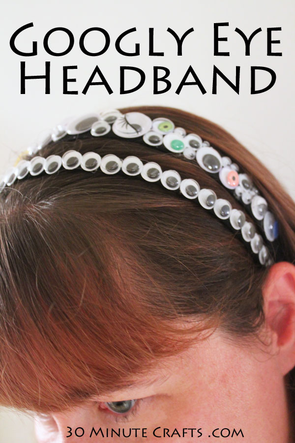 Googly Eye Headband - easy to make Halloween accessory!