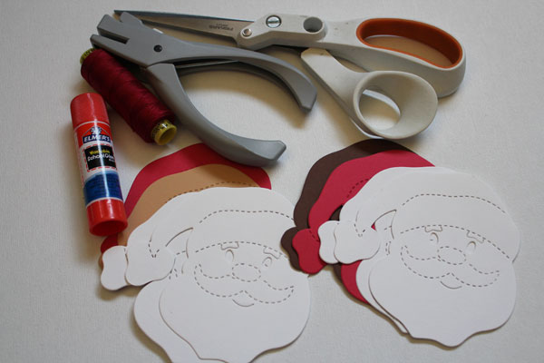 supplies for santa tags