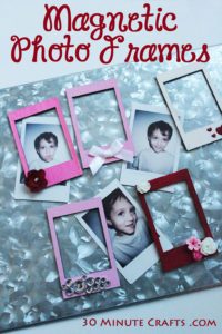 Make these simple Magnetic Photo Frames
