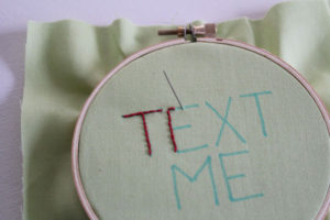 stitch text