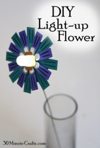 DIY Light up Flower