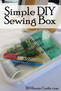Simple DIY Sewing Box