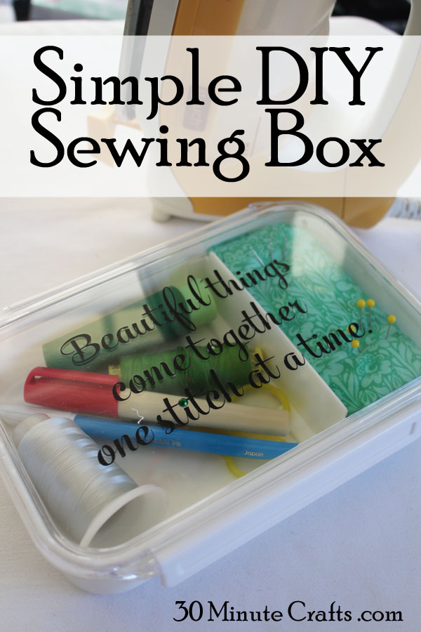 Simple DIY Sewing Box - 30 Minute Crafts