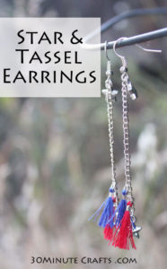 Star and Tassel Earrings