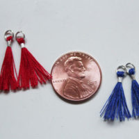 finished mini tassels