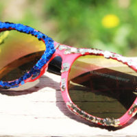 finished patriotic sunglasses