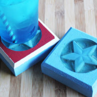 finished star coasters