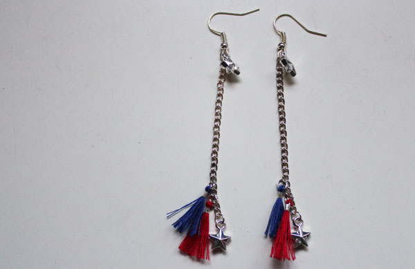 finished tassel earrings