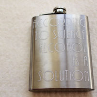 finished quote flask