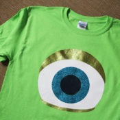 Finished Monster Eyeball shirt