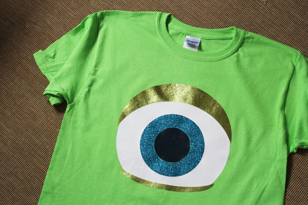 Finished Monster Eyeball shirt