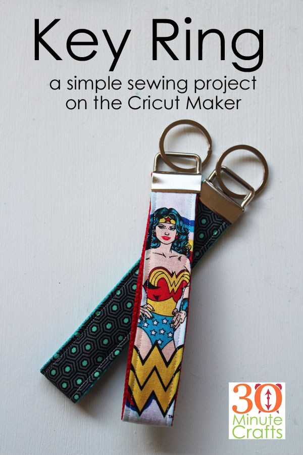 Key Ring - a simple sewing project