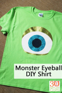 Monster Eyeball DIY Shirt - Mike Wazowski from Monsters Inc