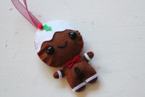 Finished Gingerbread Man Ornament