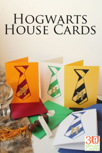 Hogwarts House Cards - Fun Harry Potter themed cards for any special occasion.