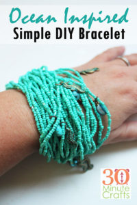 Ocean Inspired Simple DIY Bracelet