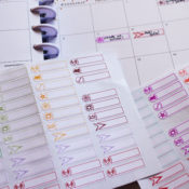 Create your own planner stickers by having your Cricut draw them!