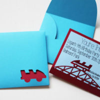 finished roller coaster card