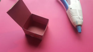 glued mini chocolate boxes