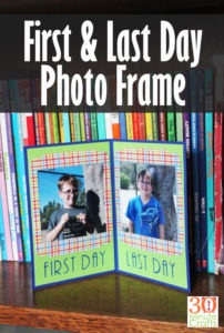 First and Last Day Photo Frame