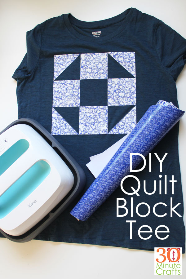 Simple DIY Quilt Block Tee