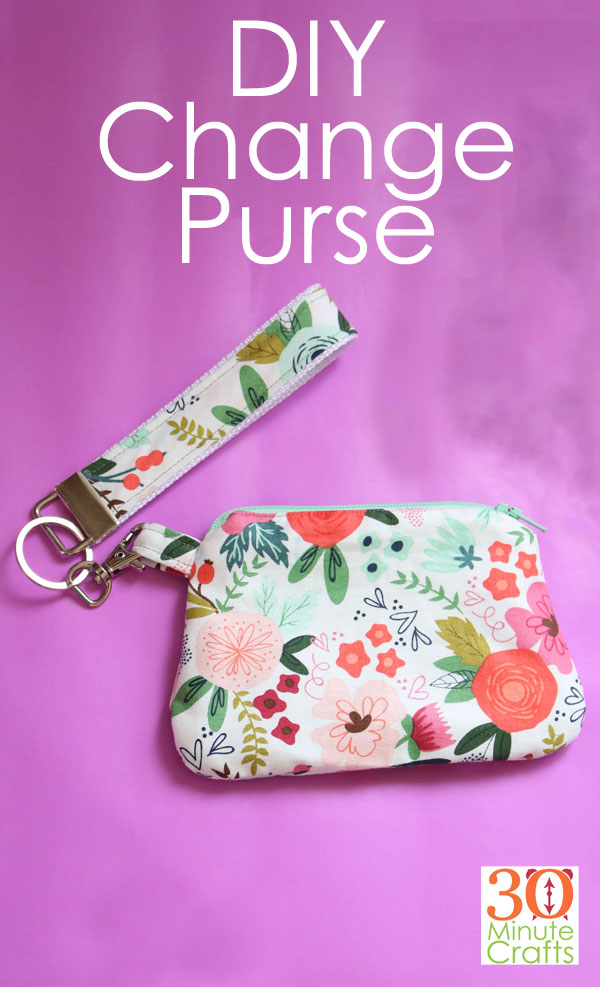 DIY] How to make a zipper coin purse 