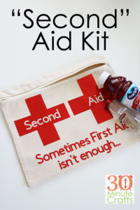 DIY Second Aid Kit - the perfect gift for anyone needing a pick-me-up!