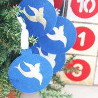 12 Days of Christmas Four Calling Birds ornaments