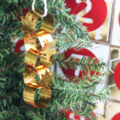 five golden rings ornament for the 12 days of Christmas