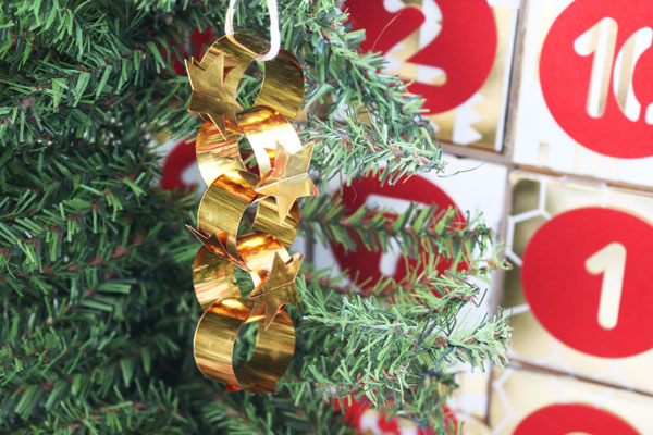 five golden rings ornament for the 12 days of Christmas